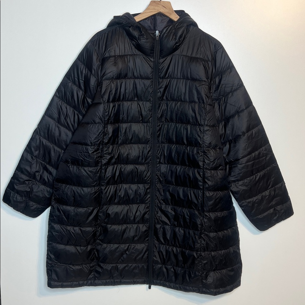 Athleta Aire Puffer parka lightweight jacket 2X